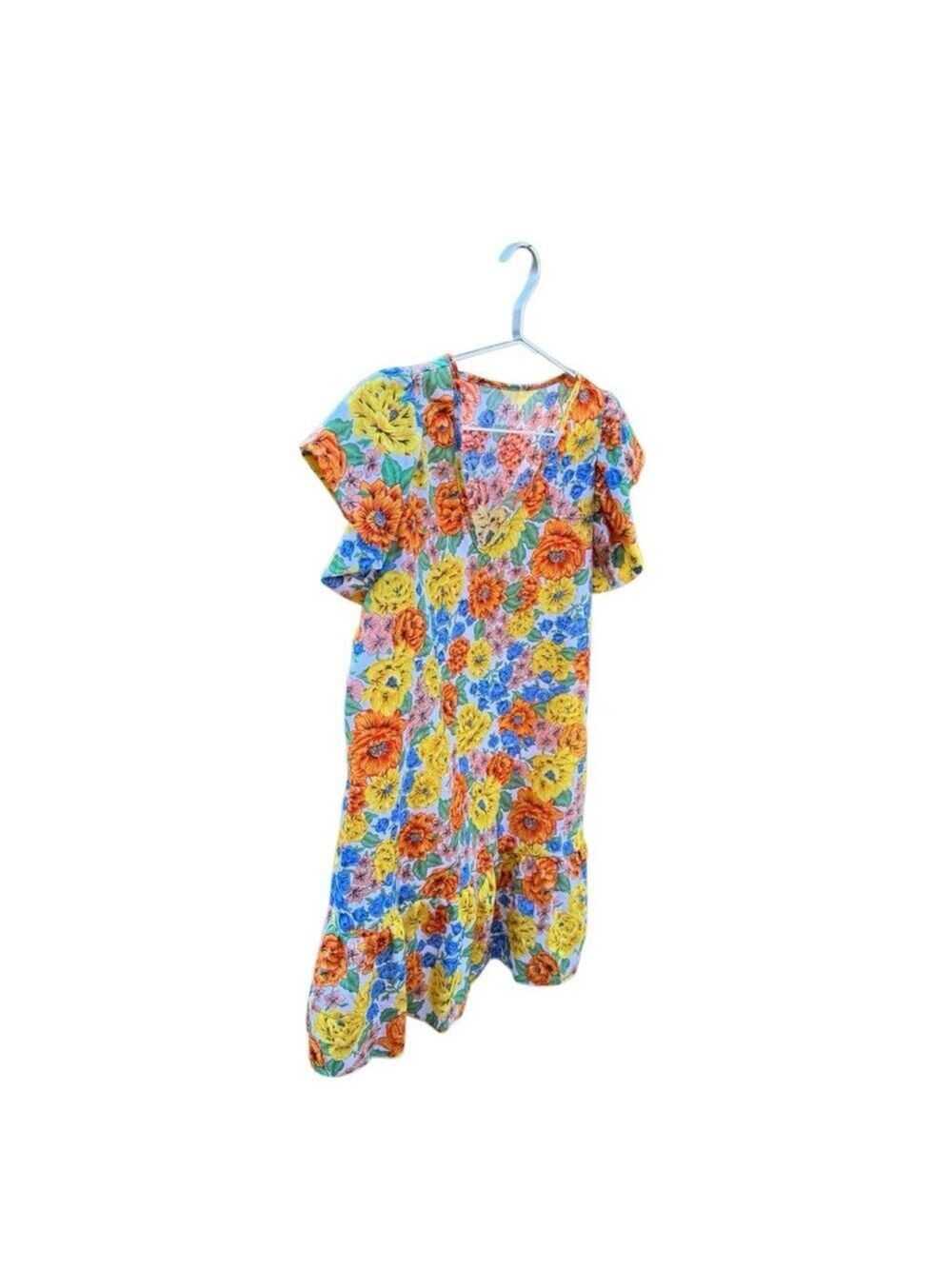 SHEIN Women’s Popping with Color Floral Dress Size Medium - Picture 6 of 15